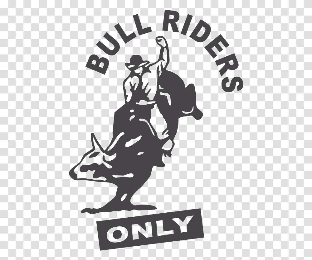 Bull Riding Logo Professional Bull Riders Cowboy Bull Riding Decals, Poster, Stencil, Silhouette Transparent Png