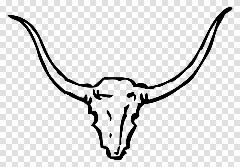 Bull Skull Black White Line Art Coloring Book Colouring Coloring, Longhorn, Cattle, Mammal, Animal Transparent Png