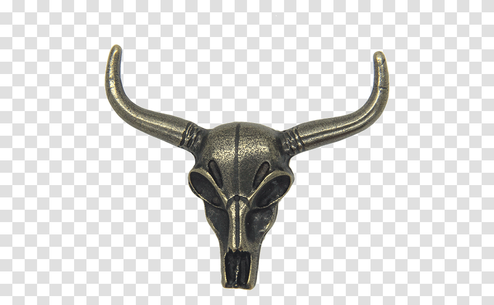 Bull Skull Pin, Lizard, Reptile, Animal, Bronze Transparent Png
