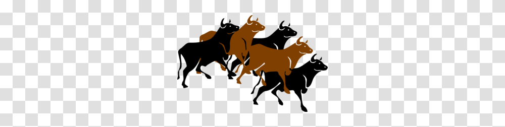 Bull Stampede Clip Art, Mammal, Animal, Elk, Deer Transparent Png