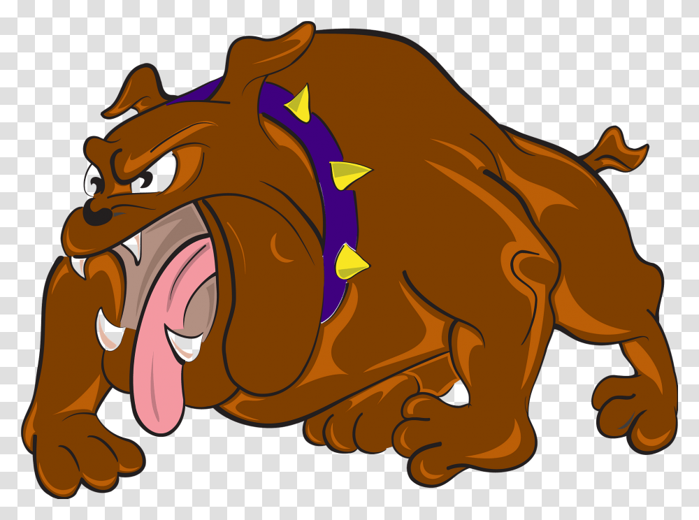 Bulldog Cartoon Angry Free Vector Graphic On Pixabay Omega Psi Phi Dog, Dragon, Mammal, Animal Transparent Png