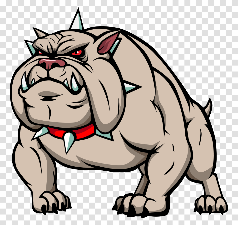 Bulldog Cartoon Clip Art, Animal, Mammal, Pig, Wildlife Transparent Png