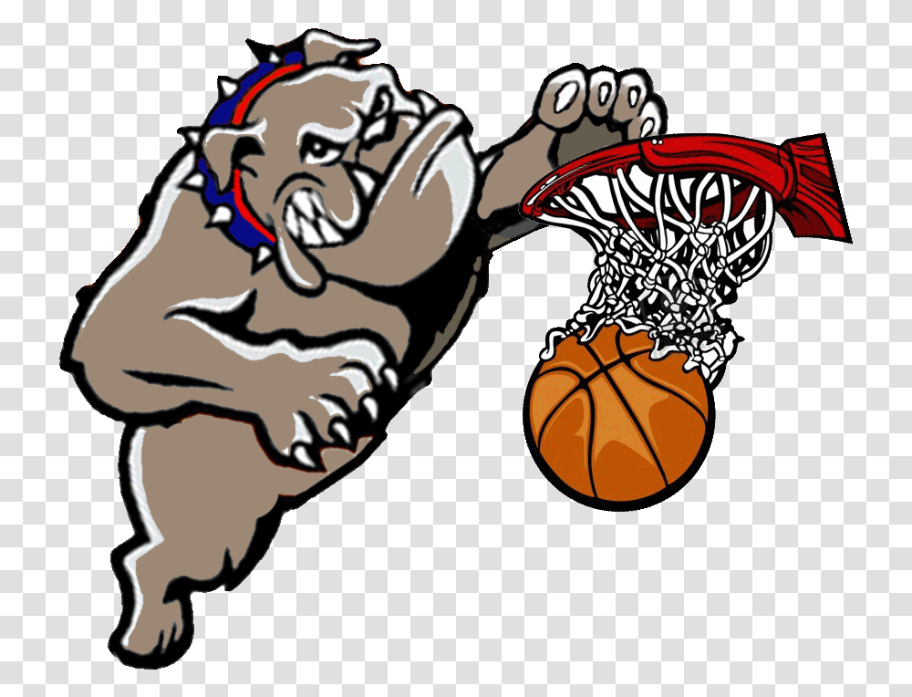 Bulldog Clipart Bulldog Basketball Bulldog Basketball Clipart, Team Sport, Sports, Basketball Court Transparent Png