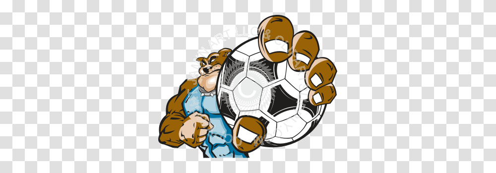 Bulldog Clipart Soccer, Soccer Ball, Football, Team Sport, Sports Transparent Png