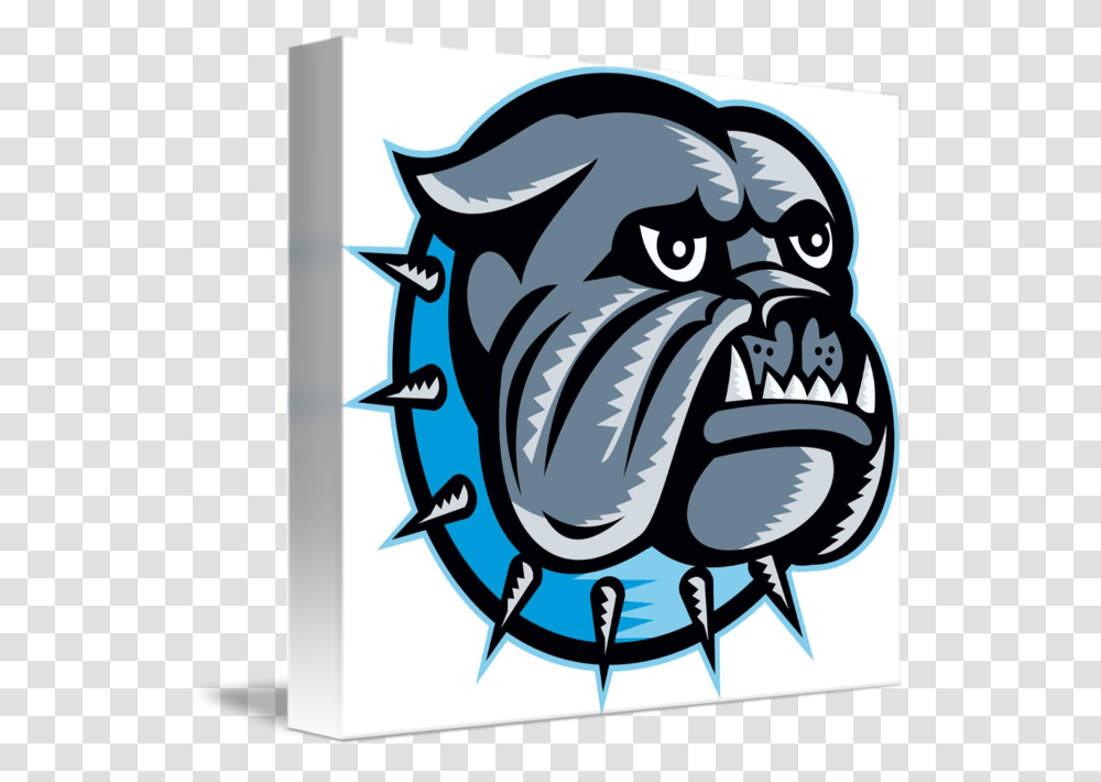 Bulldog Dog Head Mascot, Label Transparent Png