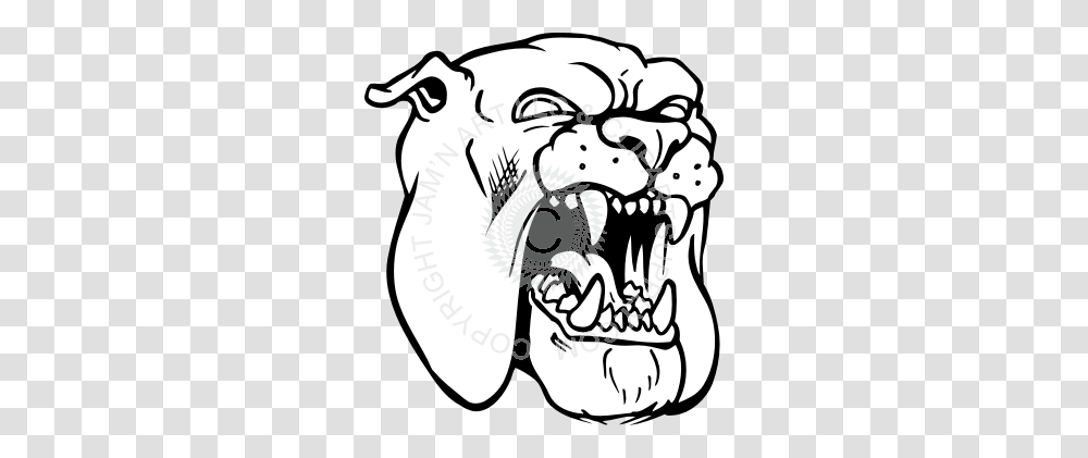 Bulldog Head Biting, Teeth, Mouth, Lip, Hook Transparent Png