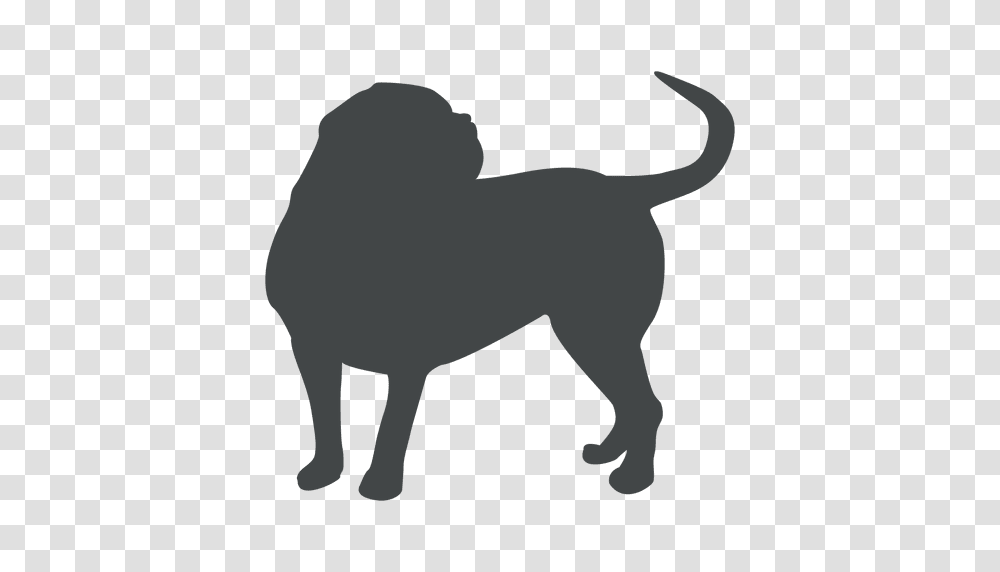 Bulldog Silhouette, Mammal, Animal, Pet, Wildlife Transparent Png