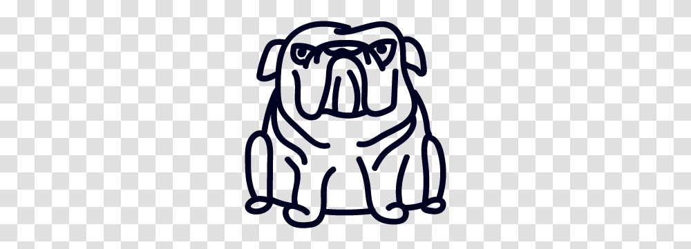 Bulldogs, Bag, Stencil, Drawing Transparent Png