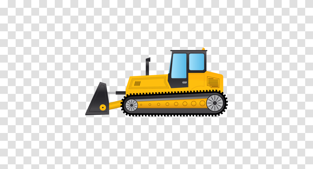 Bulldozer B, Tractor, Vehicle, Transportation, Snowplow Transparent Png