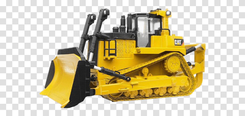 Bulldozer Cat Image Bruder Extra Large Bulldozer, Tractor, Vehicle, Transportation, Snowplow Transparent Png