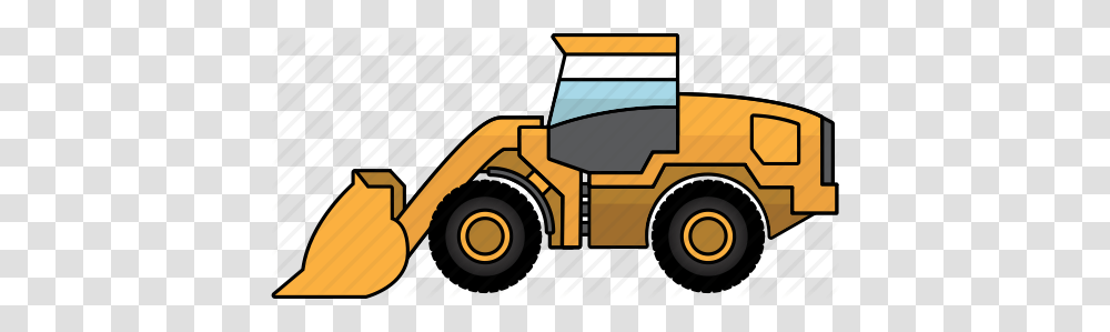 Bulldozer Construction Dozer Earth Mover Mining Mining, Tractor, Vehicle, Transportation, Fire Truck Transparent Png