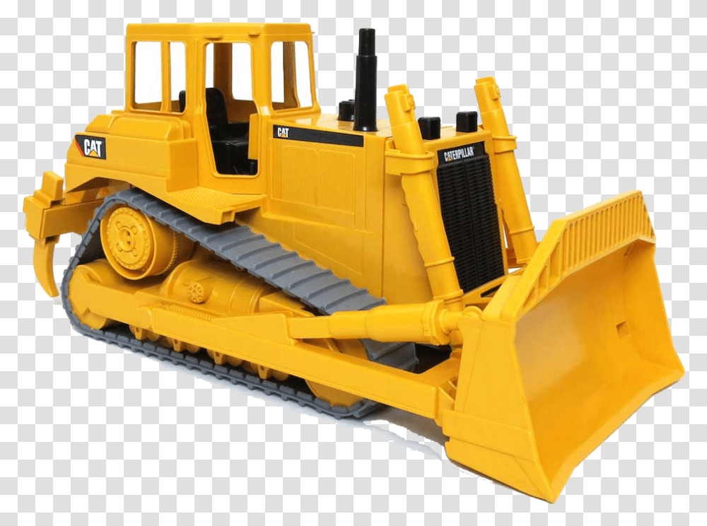 Bulldozer Free Pic Mainan Bruder Cat Bulldozer, Tractor, Vehicle, Transportation, Snowplow Transparent Png