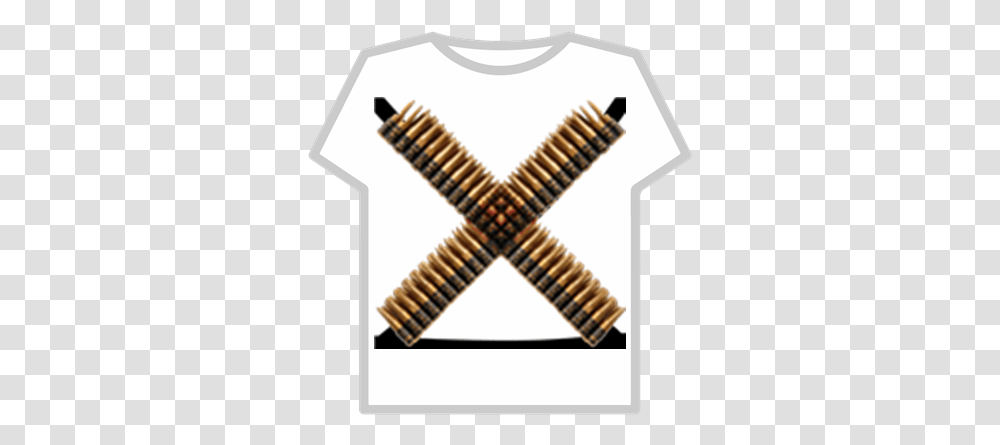Bullet Belt Mountain Dew Roblox T Shirt, Weapon, Weaponry, Ammunition, Screw Transparent Png