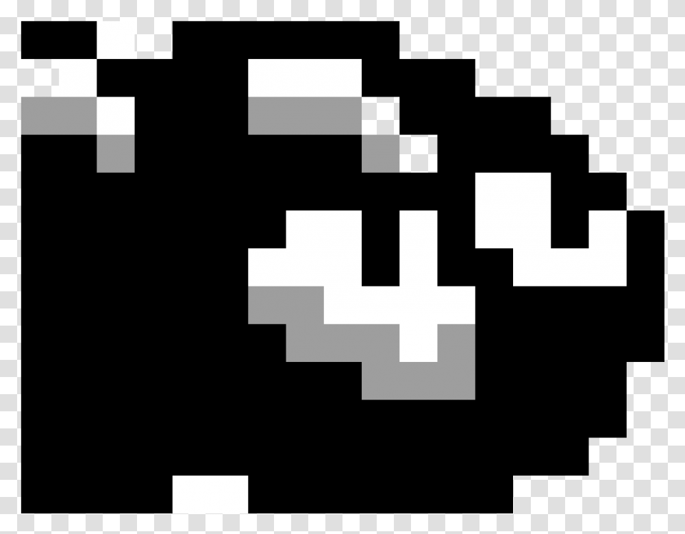 Bullet Bill Pixel Art, Stencil, First Aid, Gray, White Transparent Png