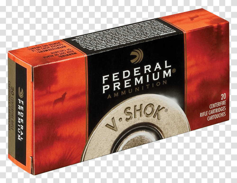 Bullet Casing Federal Premium 243 Ammo, Box, Bottle, Pottery, Label Transparent Png
