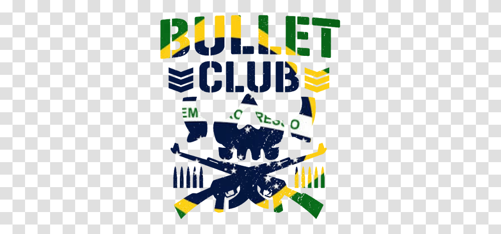 Bullet Club Logo Black, Poster, Advertisement Transparent Png