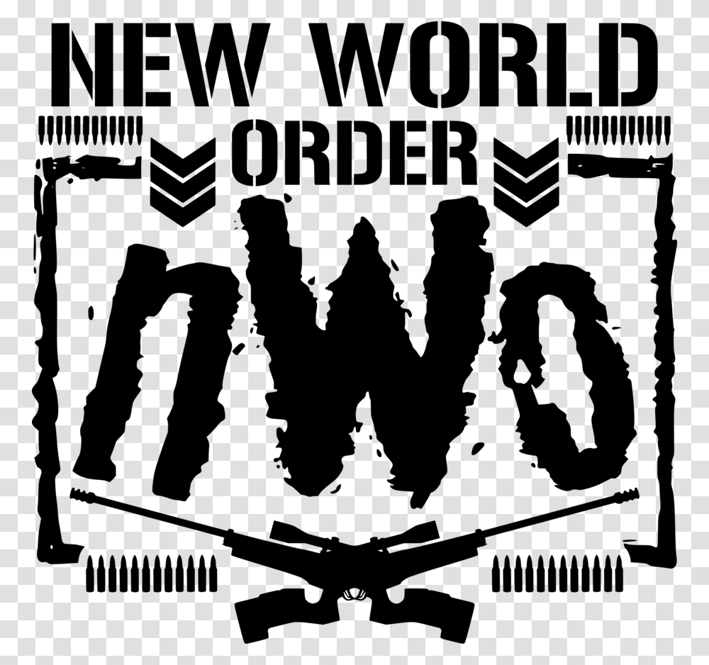 Bullet Club Nwo White And Black Logo, Gray, World Of Warcraft Transparent Png