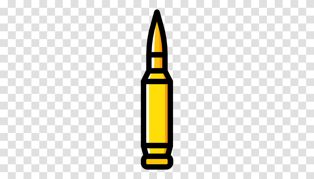 Bullet Icon, Weapon, Weaponry, Ammunition Transparent Png