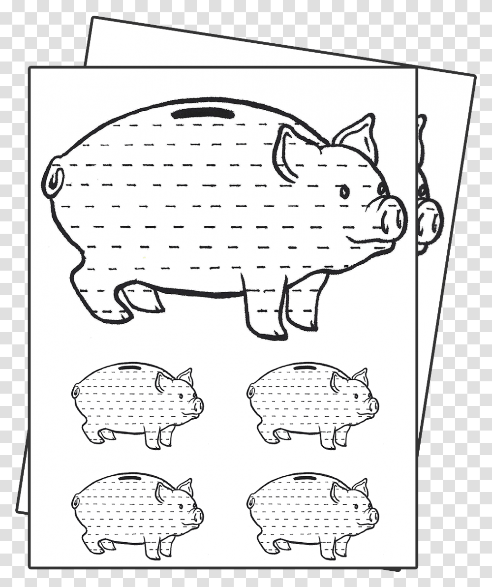 Bullet Journal Pig Savings Tracker, Piggy Bank, Fish, Animal Transparent Png