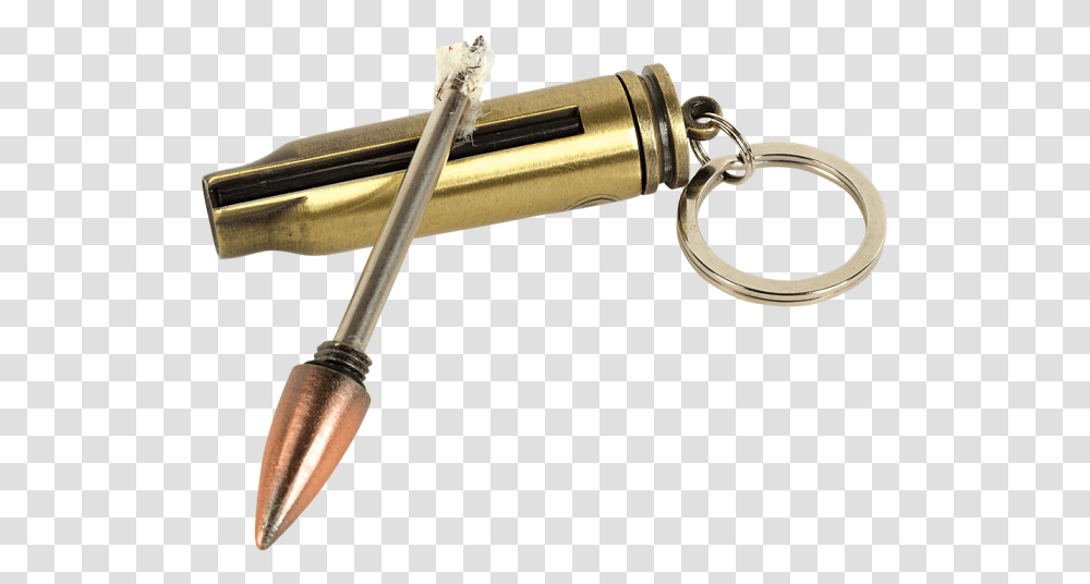 Bullet Keychain With Fire Starter Fire Starter Keychain, Weapon, Weaponry, Ammunition, Whistle Transparent Png