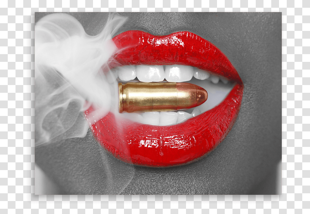 Bullet LipsClass Lazyload Blur UpStyle Width Imagenes De Labios Con Humo Y Una Bala, Smoke, Mouth, Ammunition, Weapon Transparent Png