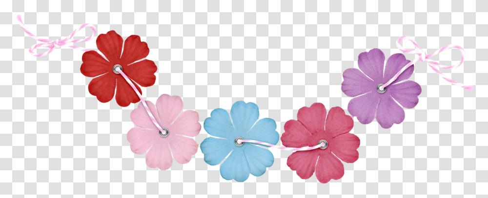 Bulletin Border Design Pink, Plant, Petal, Flower, Blossom Transparent Png