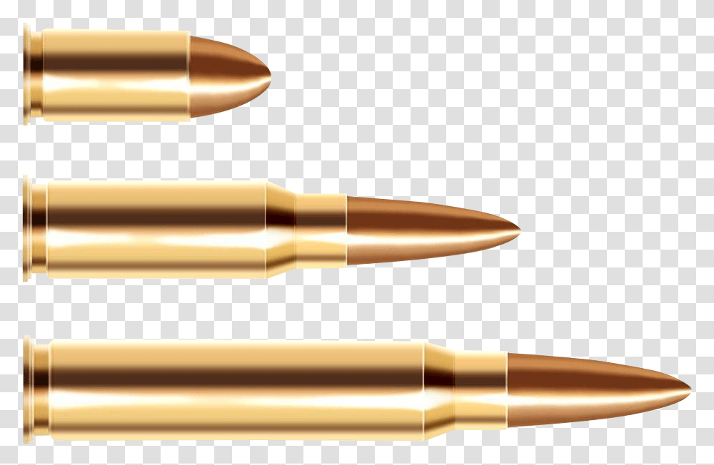 Bullets Smal Middle Big Picture Peluru, Weapon, Weaponry, Ammunition Transparent Png