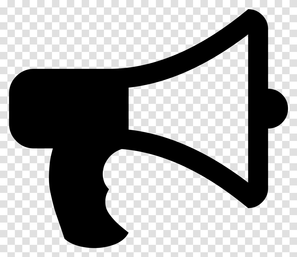 Bullhorn Bull Horn Icon, Gray, World Of Warcraft Transparent Png