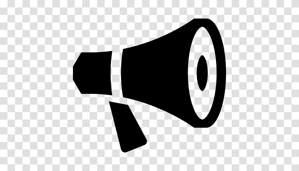 Bullhorn Bullhorn Loud Hailer Icon With And Vector Format, Gray, World Of Warcraft Transparent Png