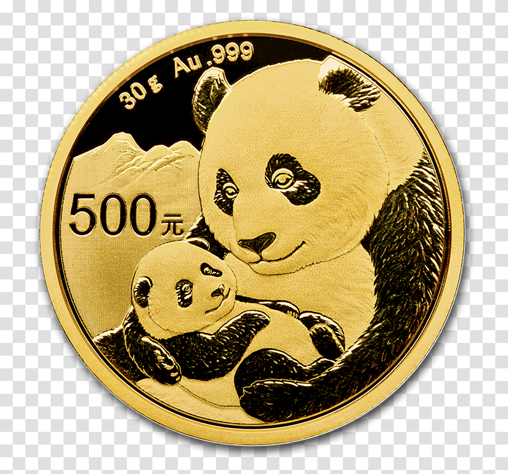 Bullionmark Accredited Certified Gold Silver 30g 2019 3 Gram Panda Gold Coins, Money, Symbol, Teddy Bear, Toy Transparent Png