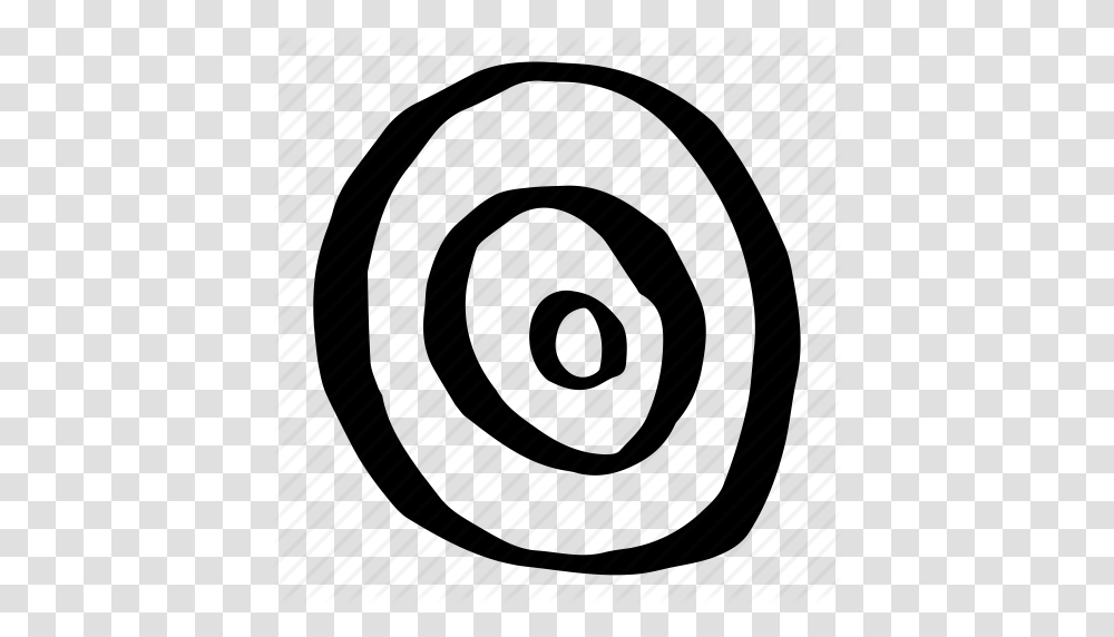 Bulls Eye Circle Doodles Hand Drawn Pattern Scribble Target Icon, Camera, Electronics, Webcam, Spiral Transparent Png