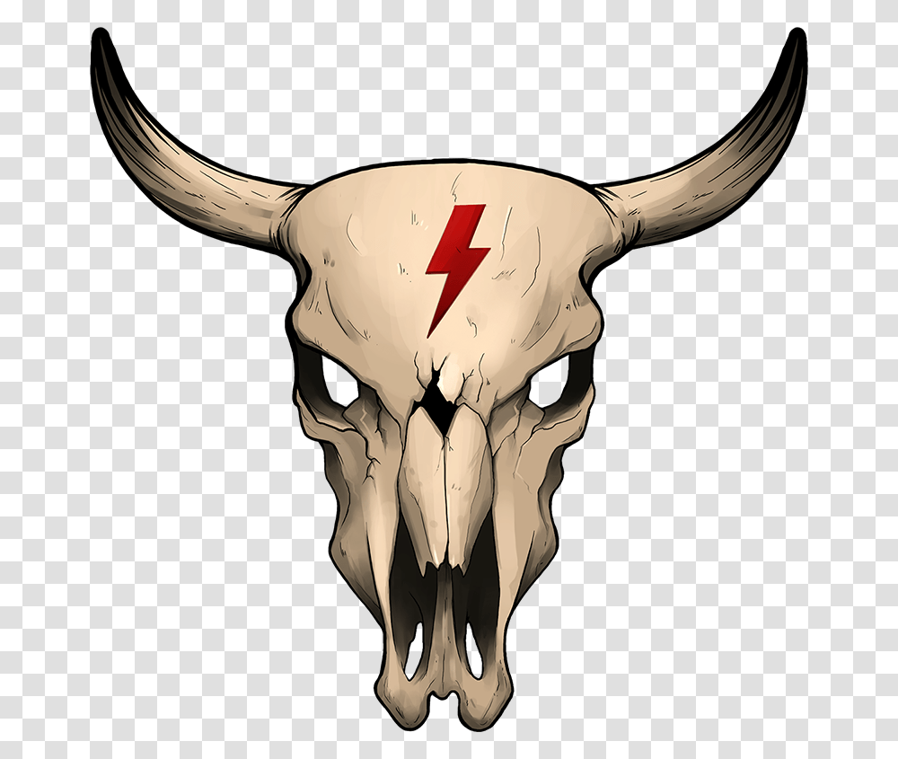 Bullskull Skull, Longhorn, Cattle, Mammal, Animal Transparent Png