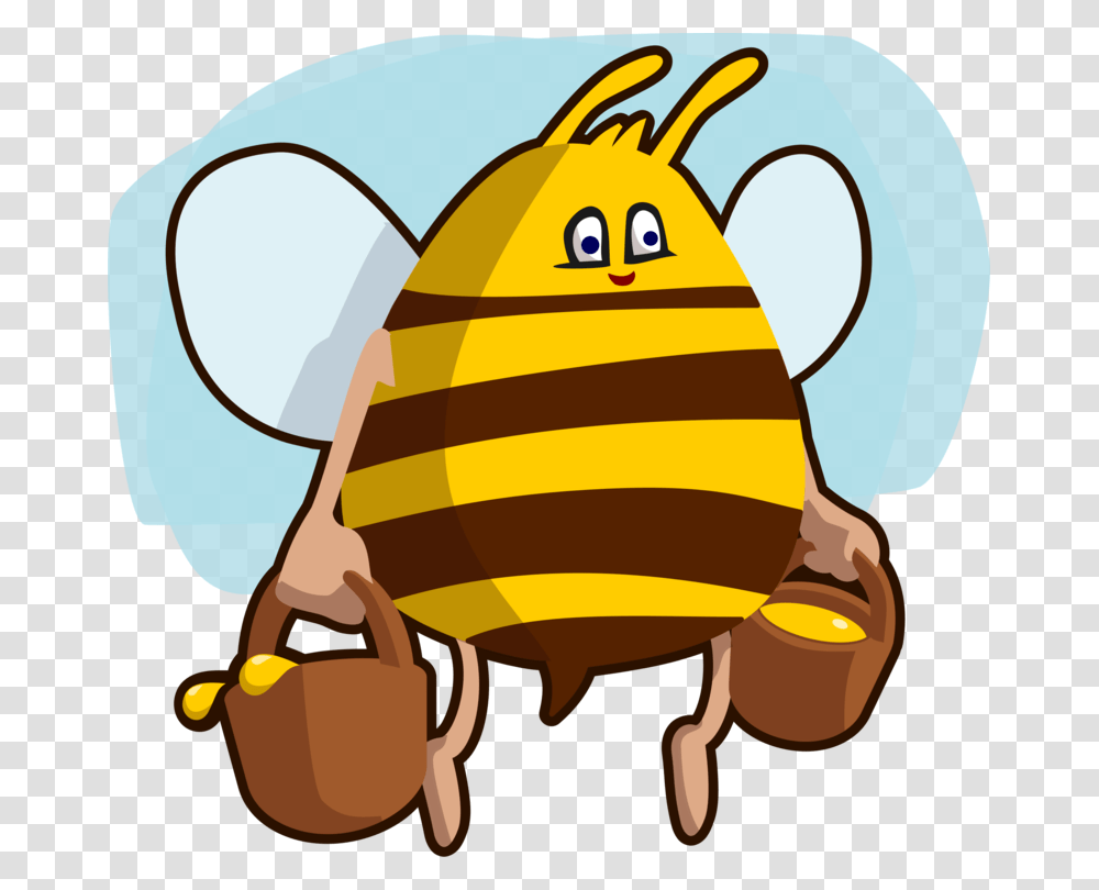Bumblebeeinsectyellow Cartoon Bee, Honey Bee, Invertebrate, Animal, Wasp Transparent Png