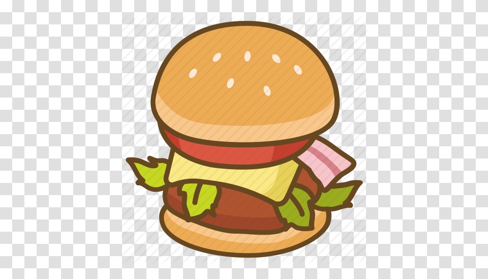 Bun Burger Cheeseburger Gourmet Hamburger Lunch Icon, Food Transparent Png
