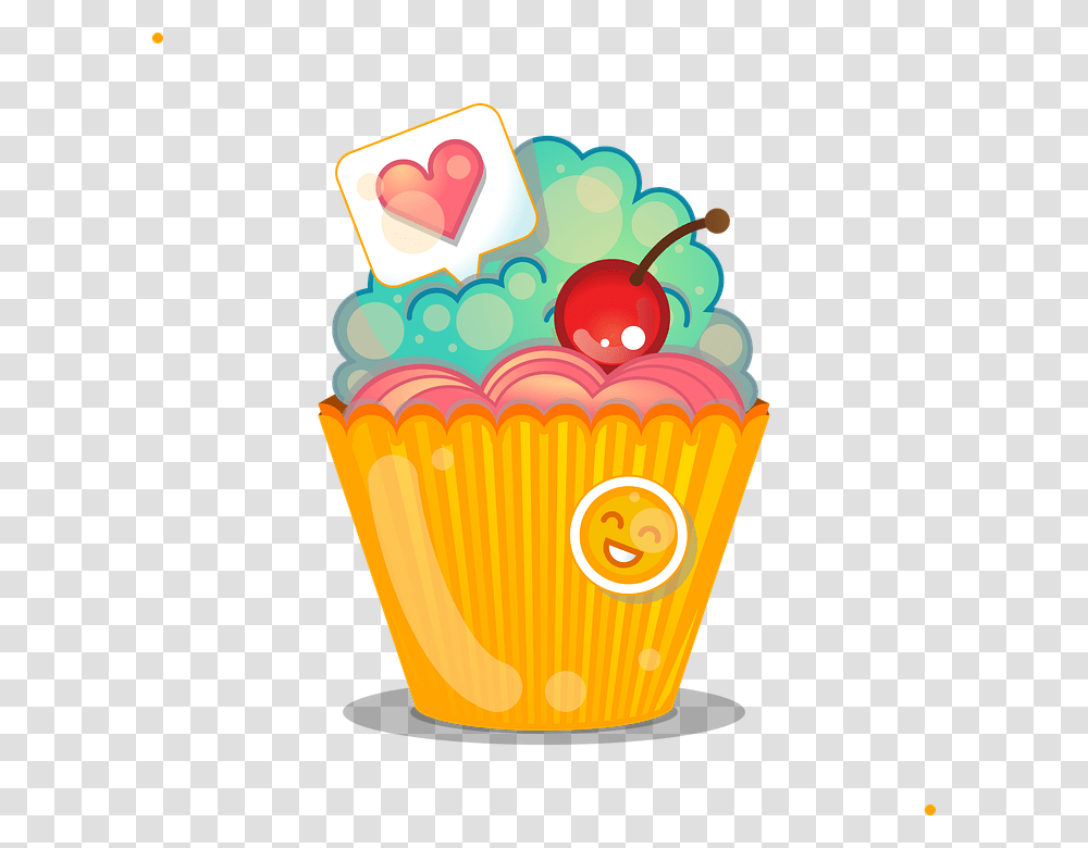 Bun Muffinka Cupcakes Pastry Shop Dessert Eating, Cream, Food, Creme, Birthday Cake Transparent Png