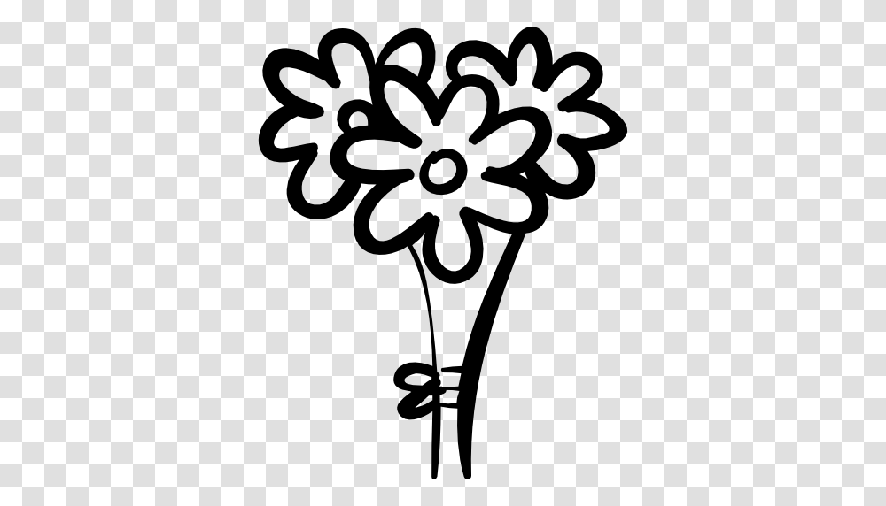 Bunch Bouquet Flowers Wedding Blossom Icon, Gray, World Of Warcraft Transparent Png