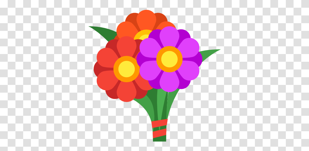 Bunch Flowers Bouquet Free Icon Of Flower Bouquet Icon, Musical Instrument, Light Transparent Png