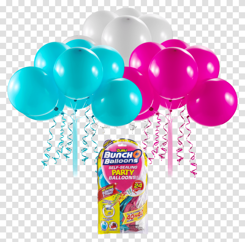 Bunch O Balloons Party Pump Transparent Png