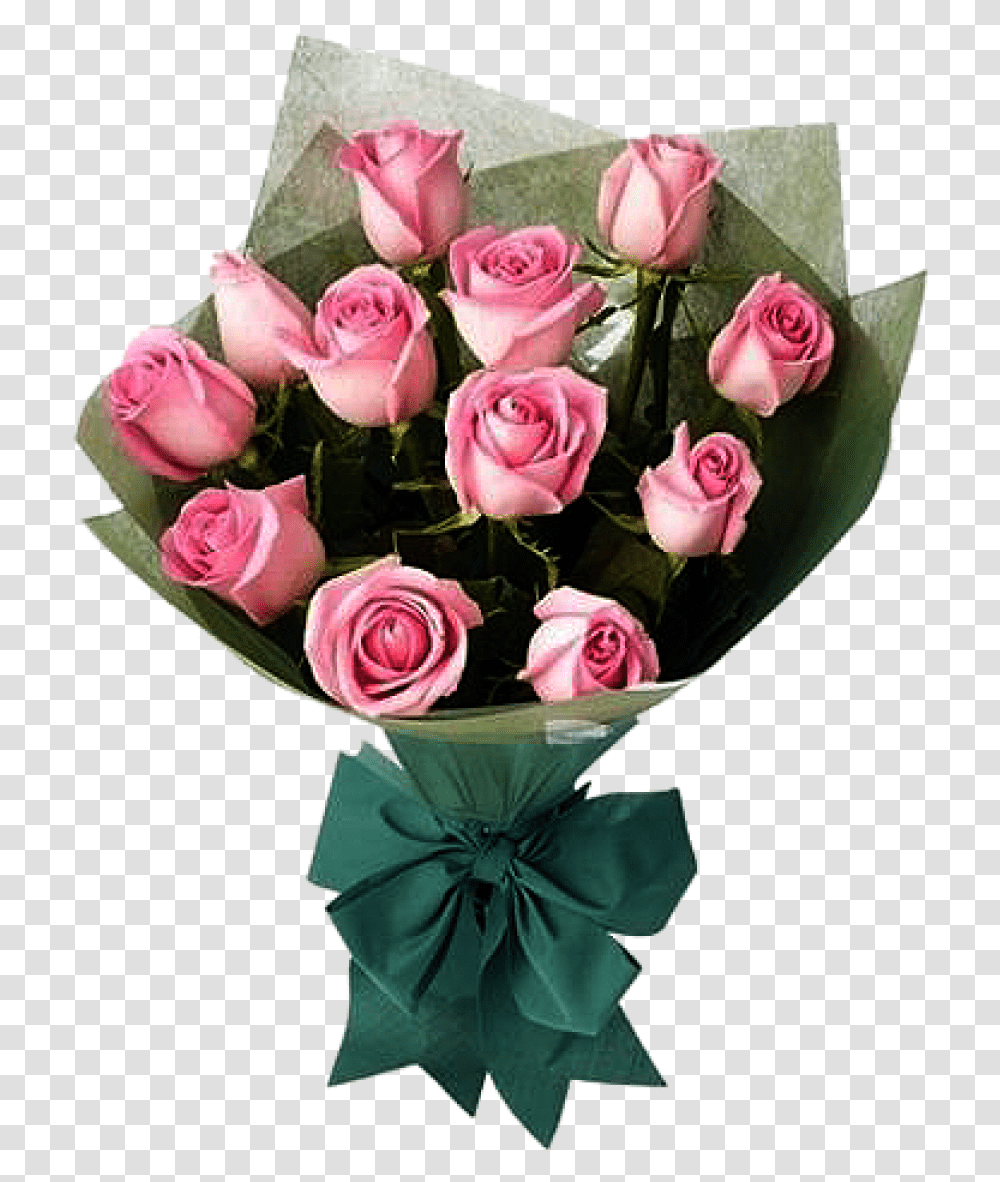 Bunch Of 20 Pink Roses Flower Bouquet, Plant, Flower Arrangement, Blossom, Petal Transparent Png