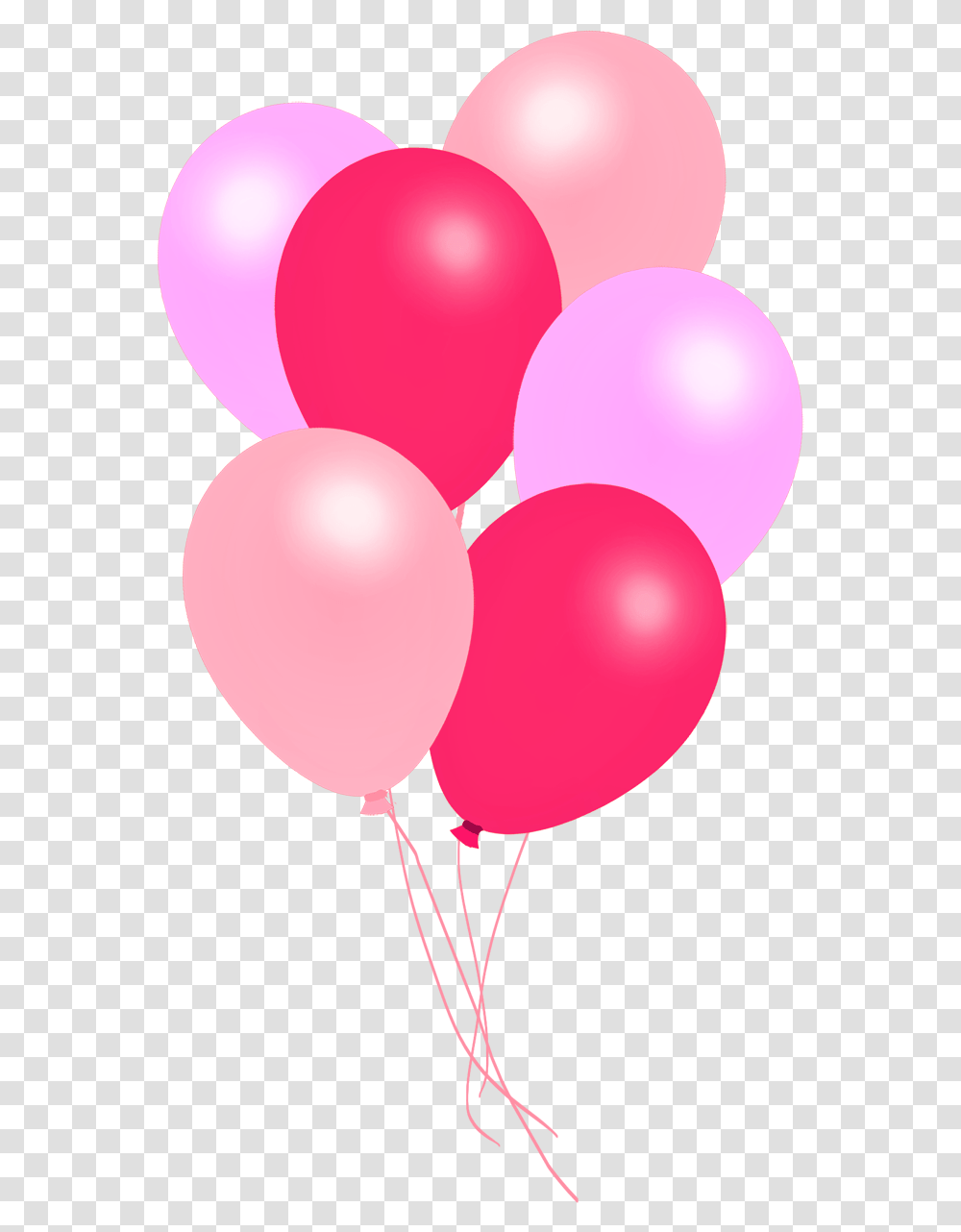 Bunch Of Pink Balloons Balloon Transparent Png