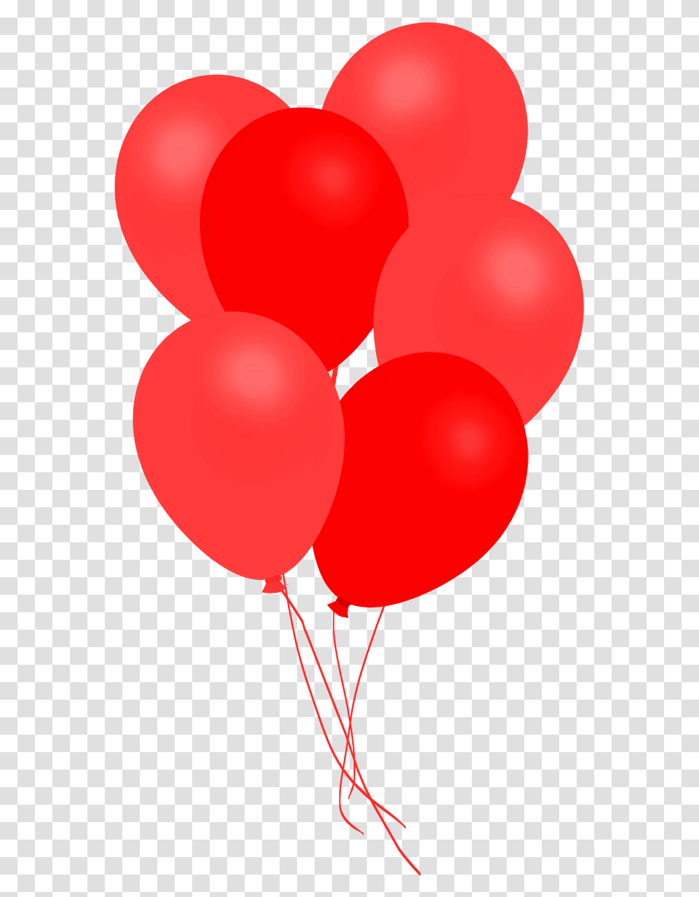 Bunch Of Red Balloons Clipart Red Balloon Transparent Png