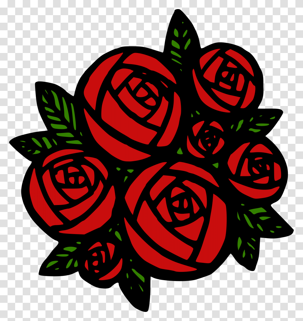 Bunch Of Red Roses Clip Arts Red Rose Art, Plant, Tree Transparent Png