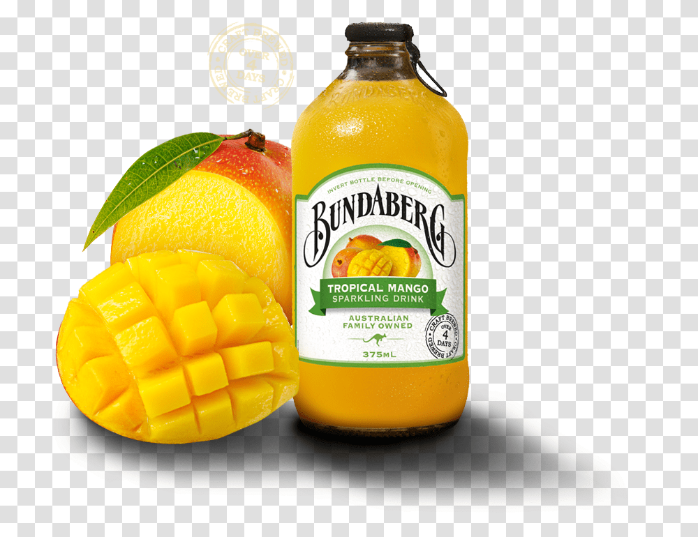 Bundaberg Mango And Passionfruit, Beverage, Drink, Plant, Alcohol Transparent Png