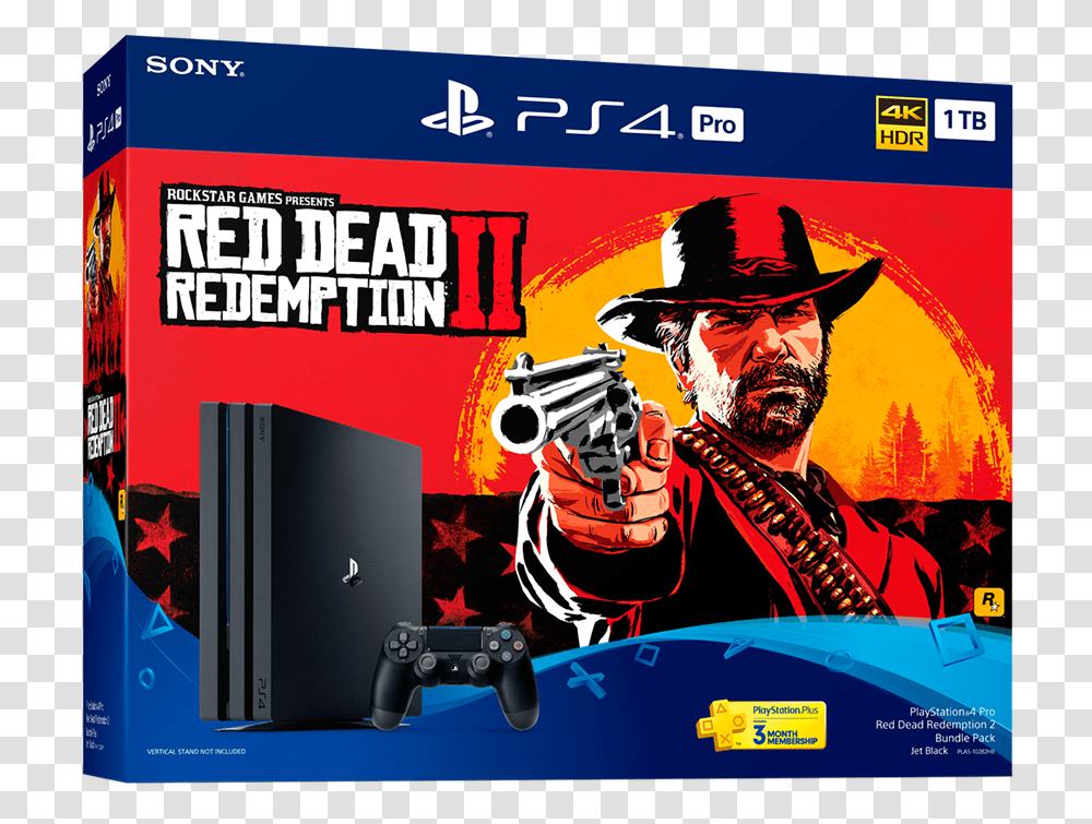 Bundle 2018 Red Dead Redemption 2 Bundle Pack 1400px Ps4 Pro Red Dead Redemption 2 Bundle, Advertisement, Poster, Person, Human Transparent Png