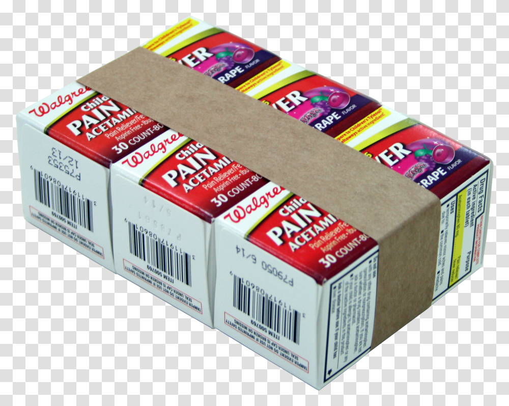 Bundled Tylenol Healthcare Packaging, Box, Cardboard, Gum, Carton Transparent Png