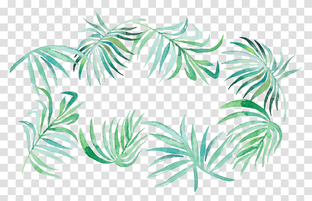 Bunga Kelapa Line Art, Plant, Pattern, Leaf, Tree Transparent Png