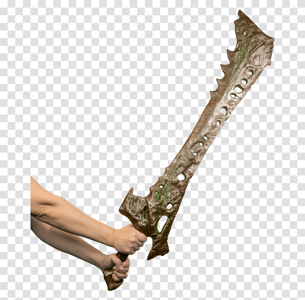 Bungie Rewards Pit Of Heresy Relic Sword Foam Replica Destiny 2 Hive Sword Replica, Weapon, Weaponry, Person, Human Transparent Png