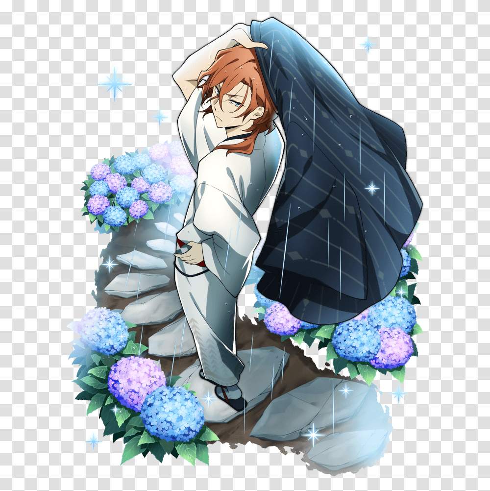 Bungo Stray Dogs Chuuya Ssr, Person, Plant Transparent Png