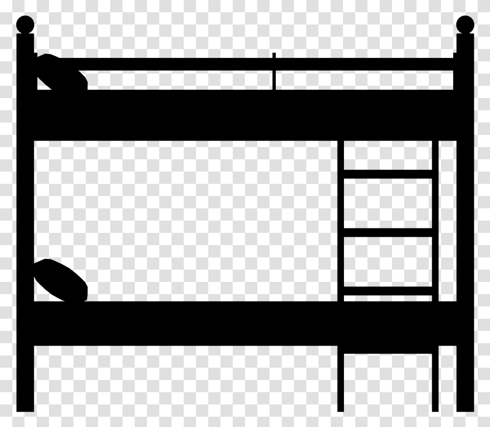 Bunk Bed Silhouette, Gray, World Of Warcraft Transparent Png