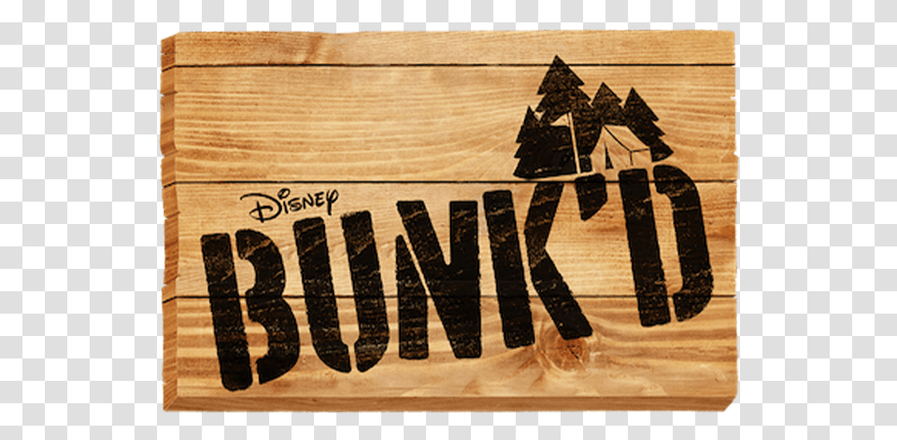 Bunkd Bunk D Logo, Text, Wood, Label, Rug Transparent Png